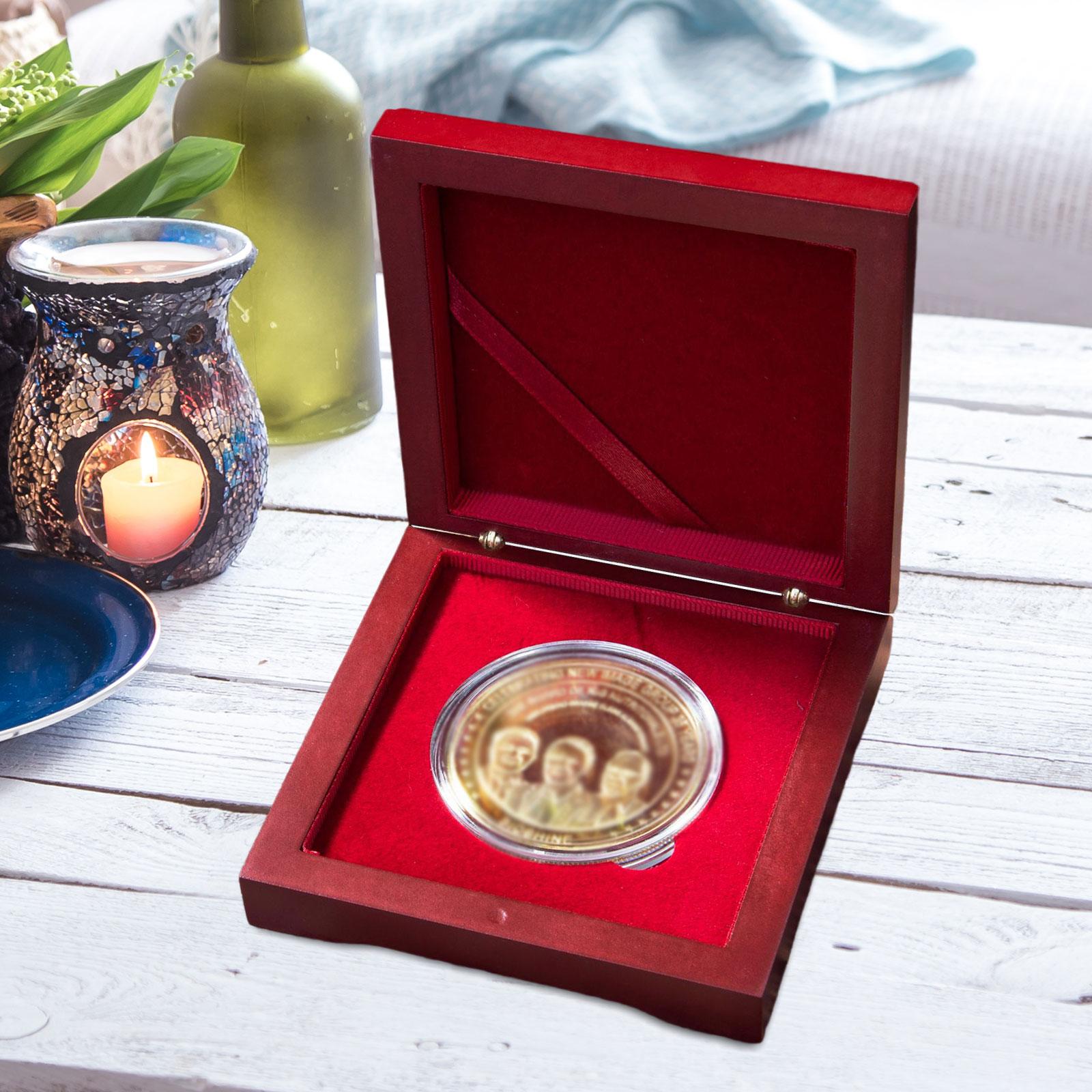 Collectors Coins Jewelry & Watches Of Smithtown - เหรียญการนําเสนอกล่องเหรียญไม้กล่องเก็บเหรียญเหรียญสําหรับนักสะสมเครื่องประดับของขวัญสะสมจอแสดงผล