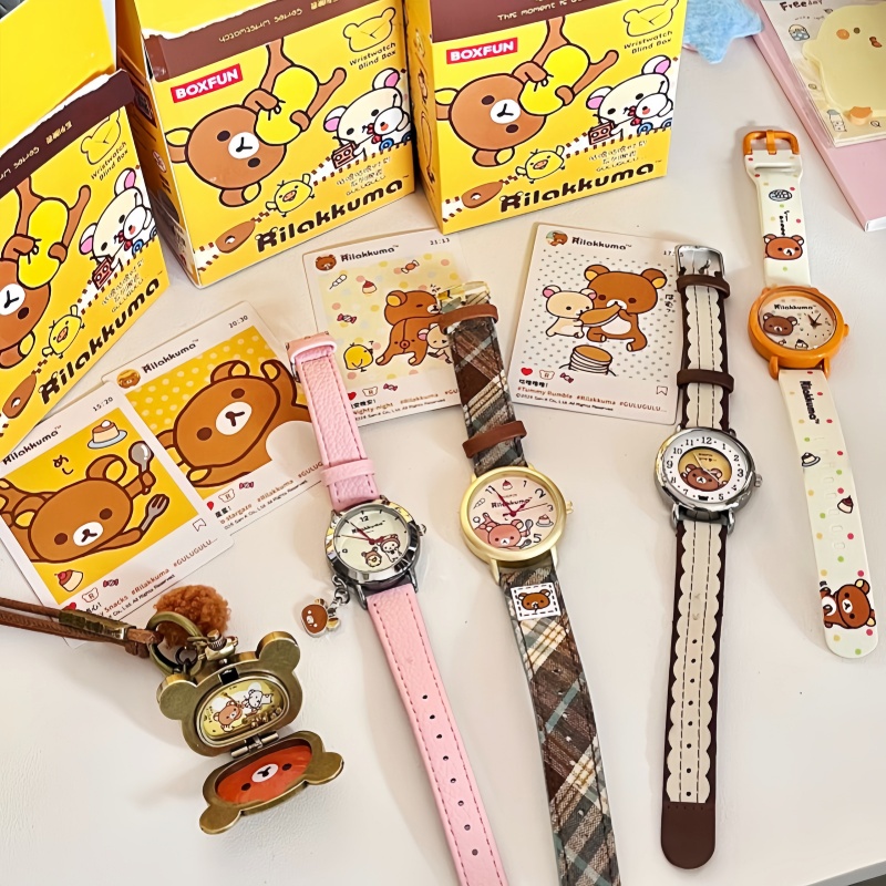 Moments Watches & Jewelry Burlington Reviews - นาฬิกาข้อมือริลัคคุมะของแท้ใหม่ กล่องสุ่ม ซีรีส์ Gulugulu Moment นาฬิกาการ์ตูนอนิเมะน่ารัก