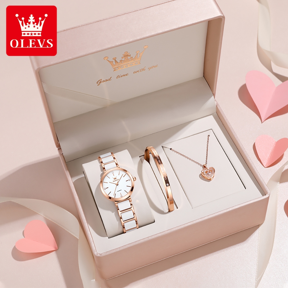 นาฬิกาข้อมือผู้หญิง OLEVS รุ่น - Jewellery Watches บทวิจารณ์และราคา