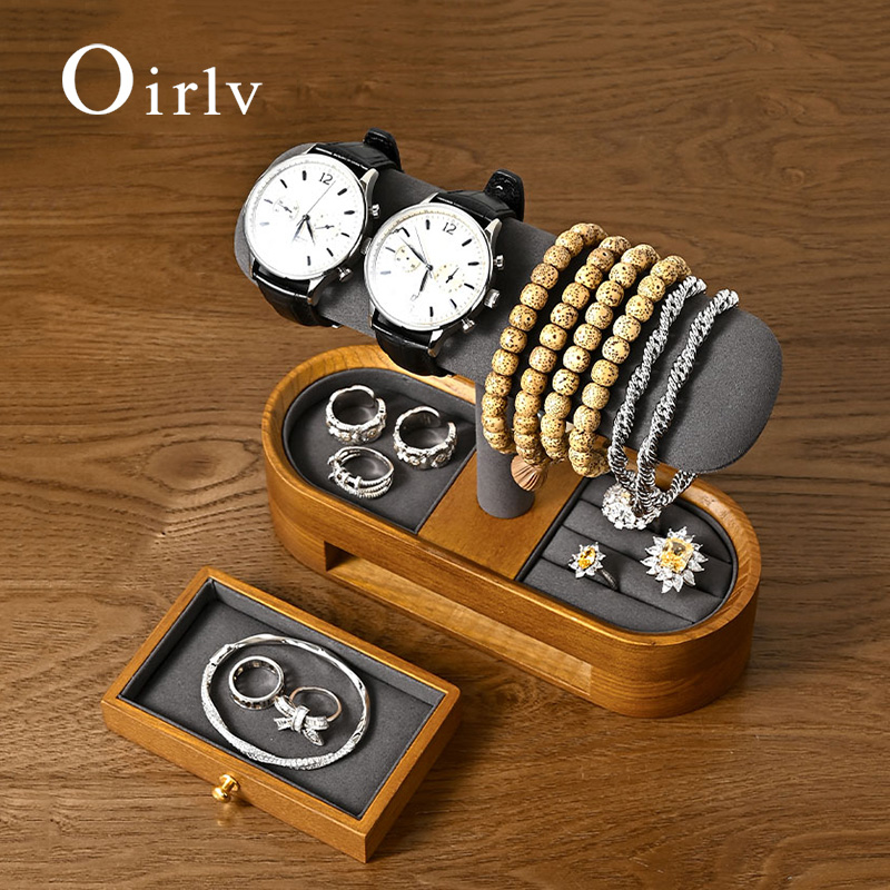 Oirlv ไม้เนื้อแข็งนาฬิกาออแกไน - Jewellery Watches บทวิจารณ์และราคา