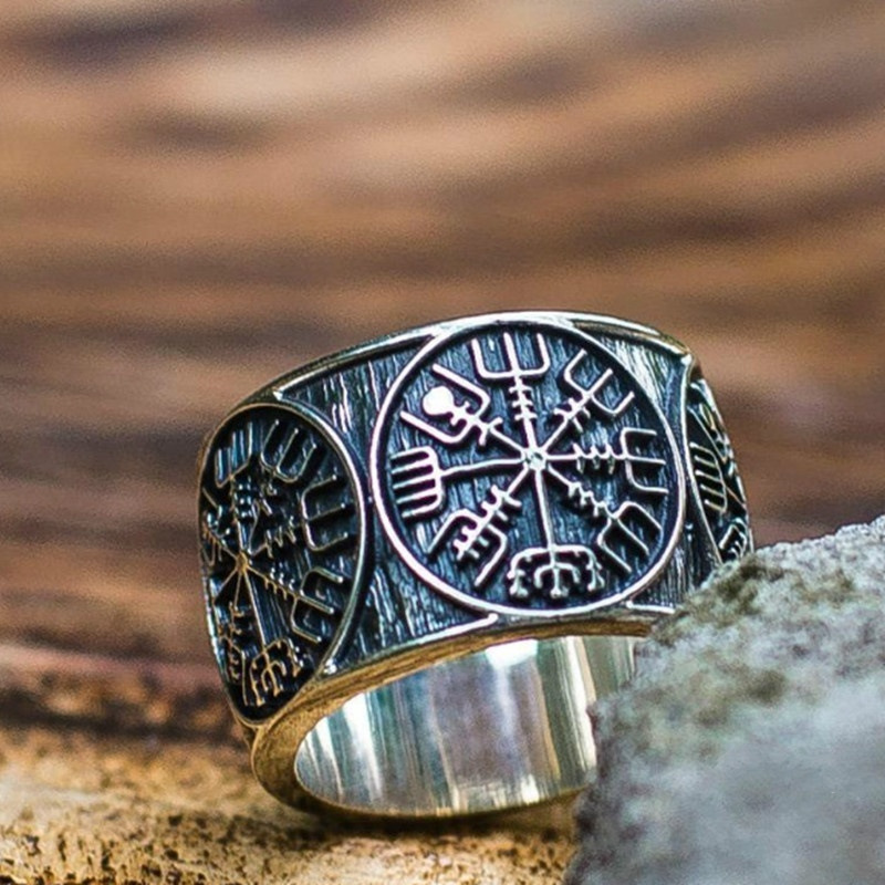 แหวนสแกนดิเนเวียนวินเทจสำหรับผ - Mens Signet Ring บทวิจารณ์และราคา