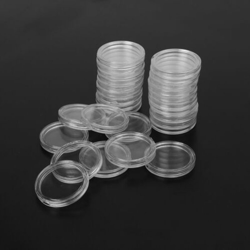 กล่องใส่เหรียญทรงกลมใส 100 ชิ้ - Collectors Coins Jewelry & Watches Of Smithtown บทวิจารณ์และราคา