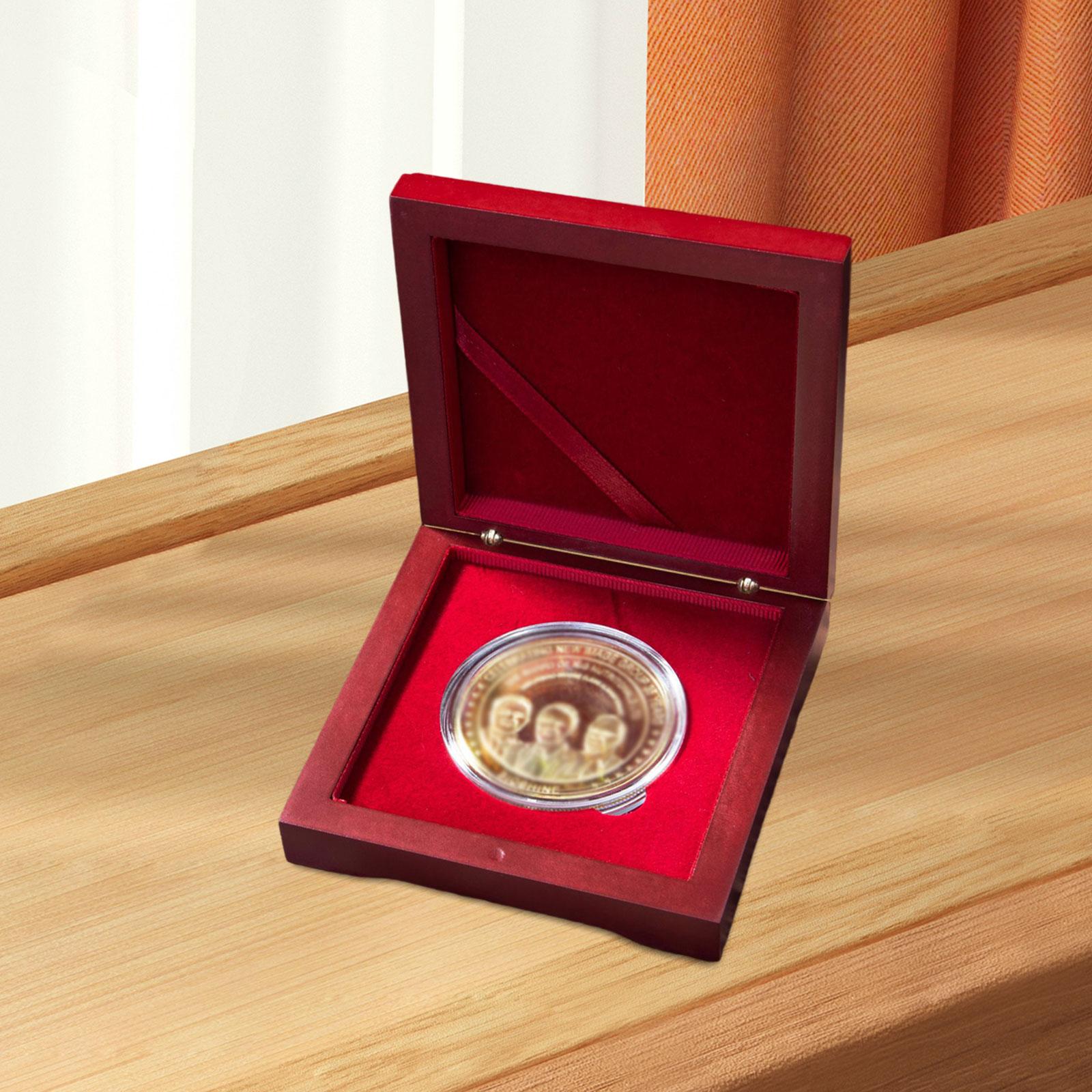 เหรียญการนําเสนอกล่องเหรียญไม้ - Collectors Coins Jewelry & Watches Of Smithtown บทวิจารณ์และราคา