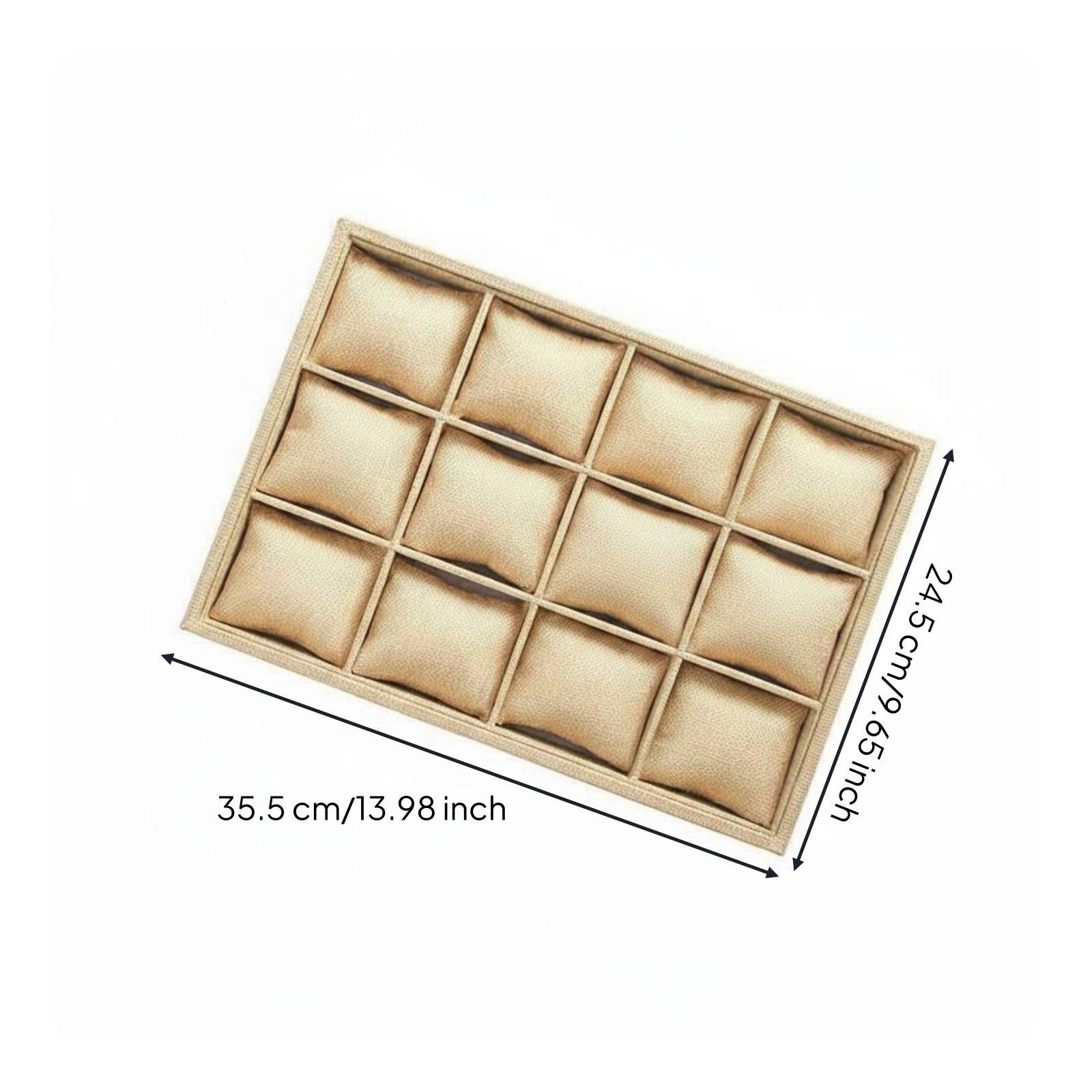 ถาดวางเครื่องประดับผ้าแบบเปิดด - Jewelry For Watches บทวิจารณ์และราคา