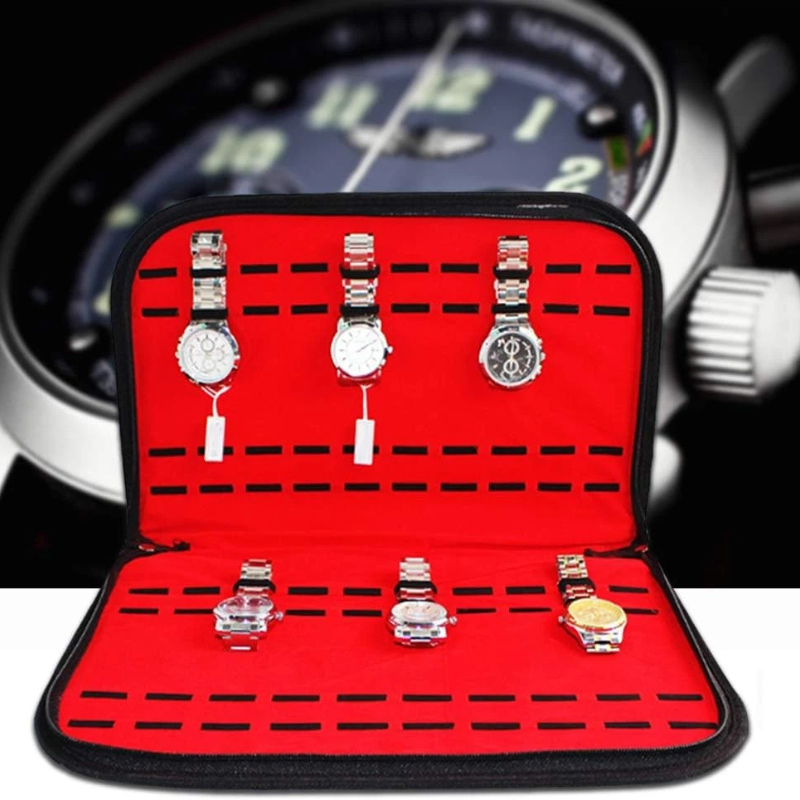 กระเป๋าเก็บนาฬิกา 20 ช่อง กระเ - Jewelry Box With Watches บทวิจารณ์และราคา