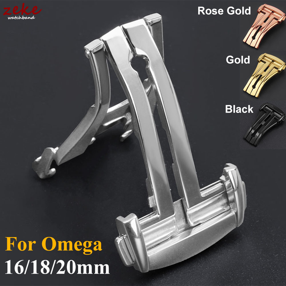 สแตนเลส Deployment Clasp พับนา - Omega Watch Seamaster บทวิจารณ์และราคา