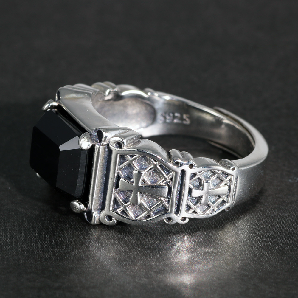 Vintage Punk เงิน 925 เครื่องป - Mens Signet Ring บทวิจารณ์และราคา