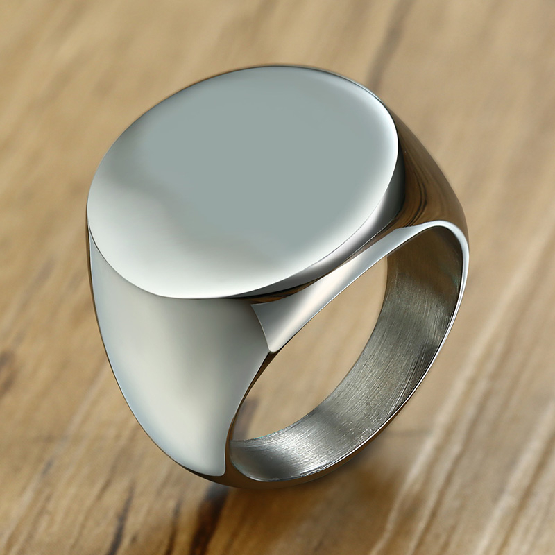 Vnox รูปแบบตัวอักษรเริ่มต้นแสต - Mens Signet Ring บทวิจารณ์และราคา